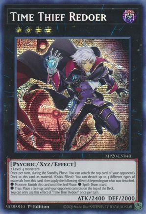 Time Thief Redoer [MP20-EN040] Prismatic Secret Rare - Yu-Gi-Oh! - Card Brawlers | Quebec | Canada |