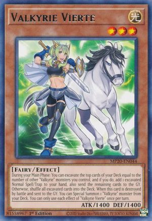 Valkyrie Vierte [MP20-EN044] Rare - Yu-Gi-Oh! - Card Brawlers | Quebec | Canada |