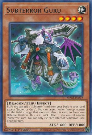 Subterror Guru [MP20-EN047] Rare - Yu-Gi-Oh! - Card Brawlers | Quebec | Canada |