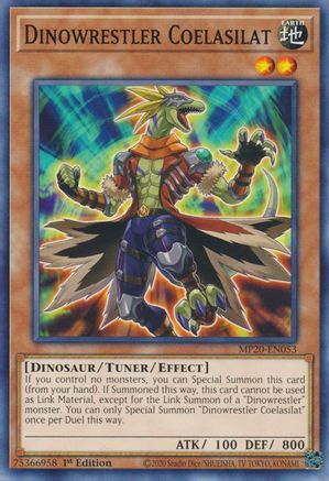Dinowrestler Coelasilat [MP20-EN053] Common - Yu-Gi-Oh! - Card Brawlers | Quebec | Canada |