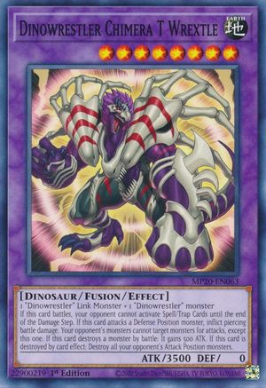 Dinowrestler Chimera T Wrextle [MP20-EN063] Common - Yu-Gi-Oh! - Card Brawlers | Quebec | Canada |