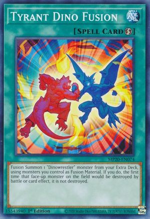 Tyrant Dino Fusion [MP20-EN074] Common - Yu-Gi-Oh! - Card Brawlers | Quebec | Canada |