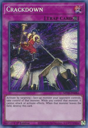 Crackdown [MP20-EN084] Prismatic Secret Rare - Yu-Gi-Oh! - Card Brawlers | Quebec | Canada |