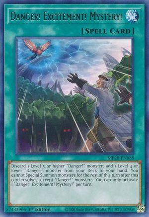 Danger! Excitement! Mystery! [MP20-EN085] Rare - Yu-Gi-Oh! - Card Brawlers | Quebec | Canada |