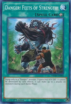 Danger! Feets of Strength! [MP20-EN086] Common - Yu-Gi-Oh! - Card Brawlers | Quebec | Canada |