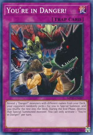 You're in Danger! [MP20-EN087] Common - Yu-Gi-Oh! - Card Brawlers | Quebec | Canada |
