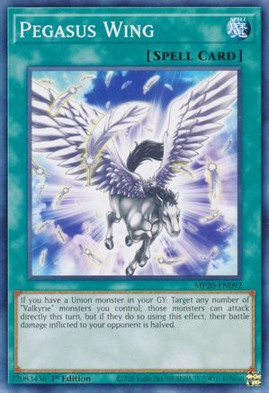 Pegasus Wing [MP20-EN092] Common - Yu-Gi-Oh! - Card Brawlers | Quebec | Canada |
