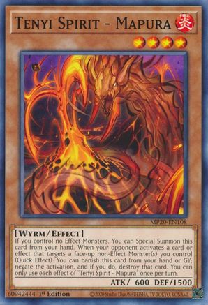 Tenyi Spirit - Mapura [MP20-EN108] Common - Yu-Gi-Oh! - Card Brawlers | Quebec | Canada |