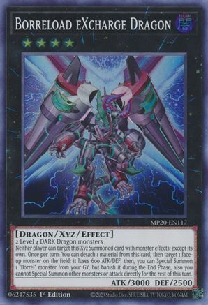 Borreload eXcharge Dragon [MP20-EN117] Super Rare - Yu-Gi-Oh! - Card Brawlers | Quebec | Canada |
