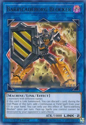 Barricadeborg Blocker [MP20-EN140] Rare - Yu-Gi-Oh! - Card Brawlers | Quebec | Canada |