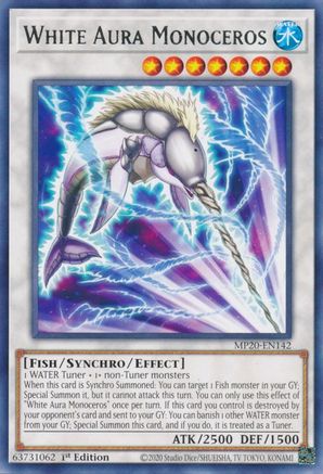 White Aura Monoceros [MP20-EN142] Rare - Yu-Gi-Oh! - Card Brawlers | Quebec | Canada |