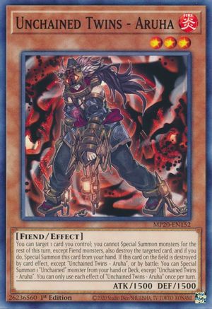 Unchained Twins - Aruha [MP20-EN152] Common - Yu-Gi-Oh! - Card Brawlers | Quebec | Canada |