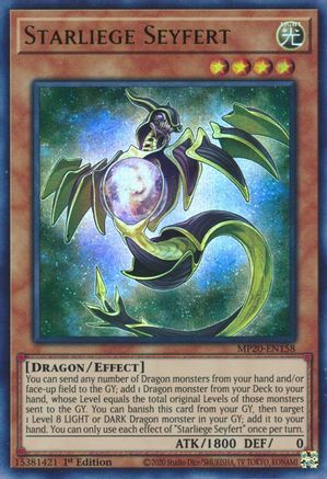 Starliege Seyfert [MP20-EN158] Ultra Rare - Yu-Gi-Oh! - Card Brawlers | Quebec | Canada |