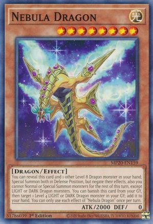 Nebula Dragon [MP20-EN159] Common - Yu-Gi-Oh! - Card Brawlers | Quebec | Canada |
