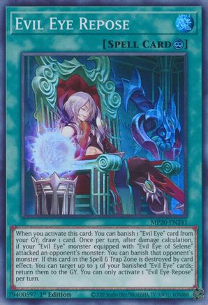 Evil Eye Repose [MP20-EN241] Super Rare - Yu-Gi-Oh! - Card Brawlers | Quebec | Canada |