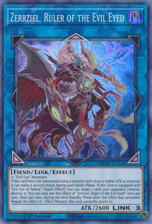 Zerrziel, Ruler of the Evil Eyed [MP20-EN236] Super Rare - Yu-Gi-Oh! - Card Brawlers | Quebec | Canada |