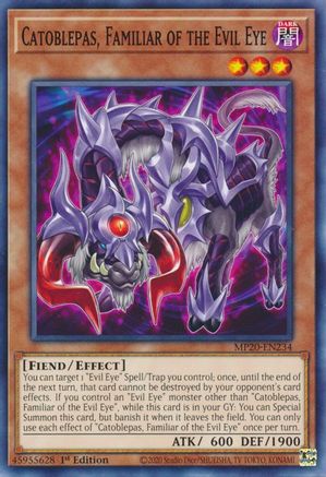 Catoblepas, Familiar of the Evil Eye [MP20-EN234] Common - Yu-Gi-Oh! - Card Brawlers | Quebec | Canada |
