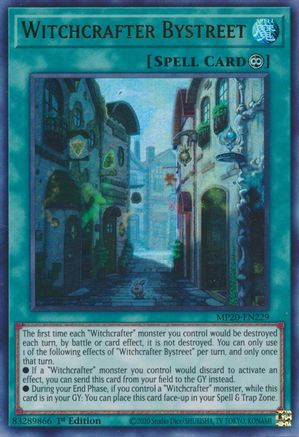 Witchcrafter Bystreet [MP20-EN229] Ultra Rare - Yu-Gi-Oh! - Card Brawlers | Quebec | Canada |
