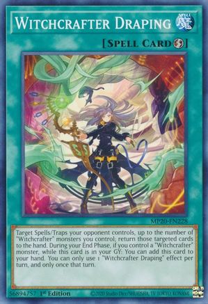 Witchcrafter Draping [MP20-EN228] Common - Yu-Gi-Oh! - Card Brawlers | Quebec | Canada |