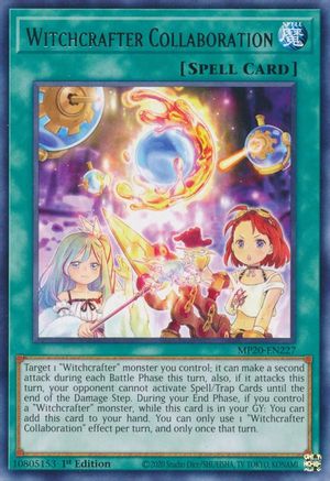 Witchcrafter Collaboration [MP20-EN227] Rare - Yu-Gi-Oh! - Card Brawlers | Quebec | Canada |