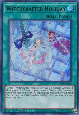 Witchcrafter Holiday [MP20-EN226] Ultra Rare - Yu-Gi-Oh! - Card Brawlers | Quebec | Canada |