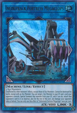Infinitrack Fortress Megaclops [MP20-EN216] Ultra Rare - Yu-Gi-Oh! - Card Brawlers | Quebec | Canada |