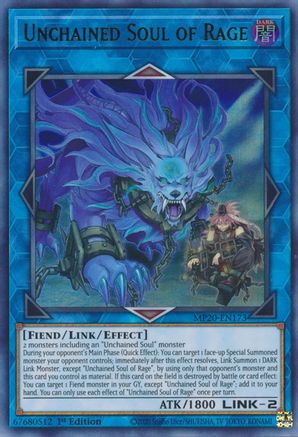 Unchained Soul of Rage [MP20-EN173] Ultra Rare - Yu-Gi-Oh! - Card Brawlers | Quebec | Canada |