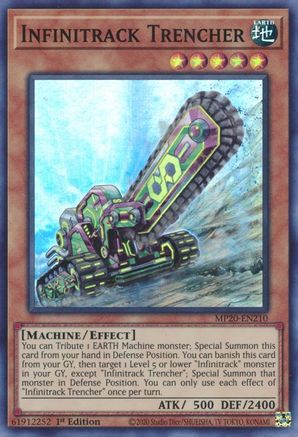 Infinitrack Trencher [MP20-EN210] Super Rare - Yu-Gi-Oh! - Card Brawlers | Quebec | Canada |