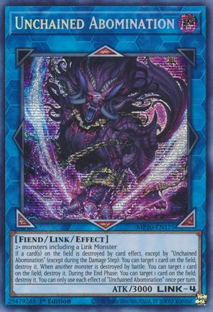Unchained Abomination [MP20-EN175] Prismatic Secret Rare - Yu-Gi-Oh! - Card Brawlers | Quebec | Canada |
