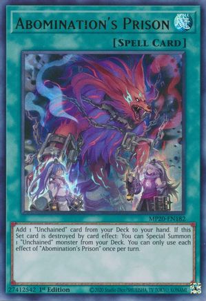 Abomination's Prison [MP20-EN182] Ultra Rare - Yu-Gi-Oh! - Card Brawlers | Quebec | Canada |