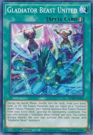 Gladiator Beast United [MP20-EN185] Common - Yu-Gi-Oh! - Card Brawlers | Quebec | Canada |