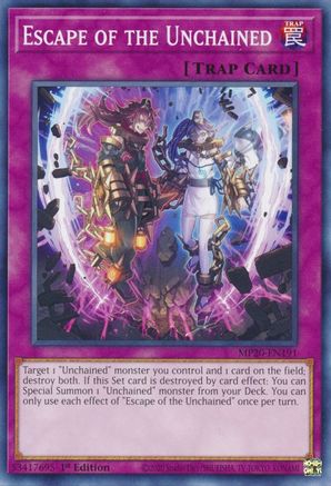 Escape of the Unchained [MP20-EN191] Common - Yu-Gi-Oh! - Card Brawlers | Quebec | Canada |