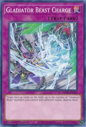 Gladiator Beast Charge [MP20-EN193] Common - Yu-Gi-Oh! - Card Brawlers | Quebec | Canada |