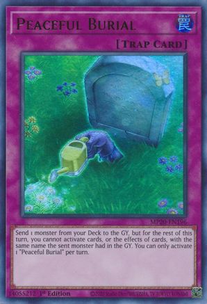 Peaceful Burial [MP20-EN196] Ultra Rare - Yu-Gi-Oh! - Card Brawlers | Quebec | Canada |