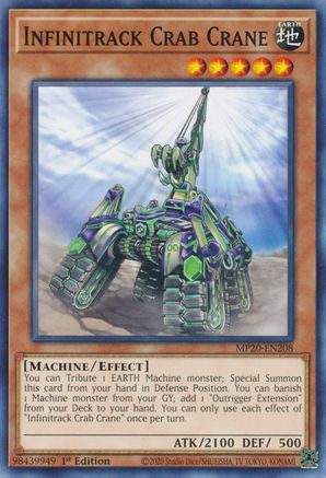 Infinitrack Crab Crane [MP20-EN208] Common - Yu-Gi-Oh! - Card Brawlers | Quebec | Canada |