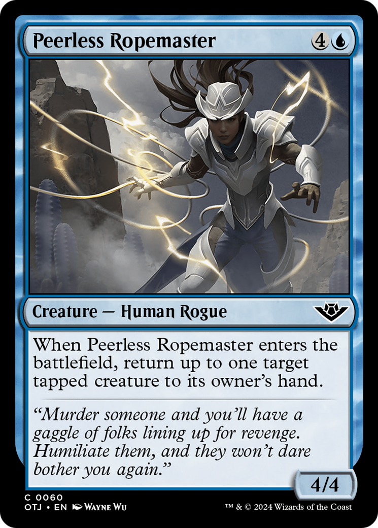 Peerless Ropemaster [Outlaws of Thunder Junction] - Magic: The Gathering - Card Brawlers | Quebec | Canada |