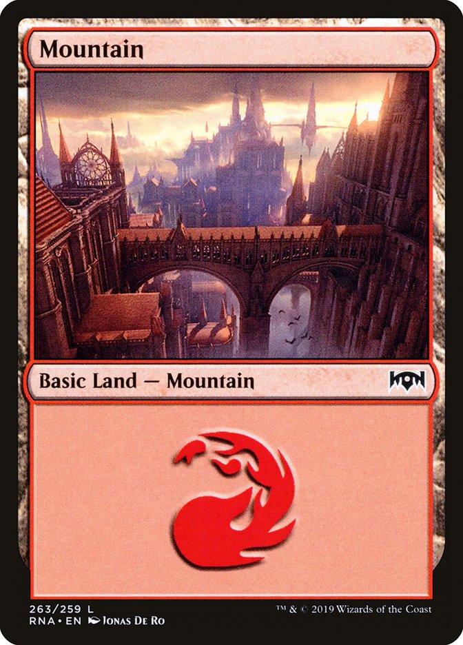Mountain (263) [Ravnica Allegiance] - Magic: The Gathering - Card Brawlers | Quebec | Canada |