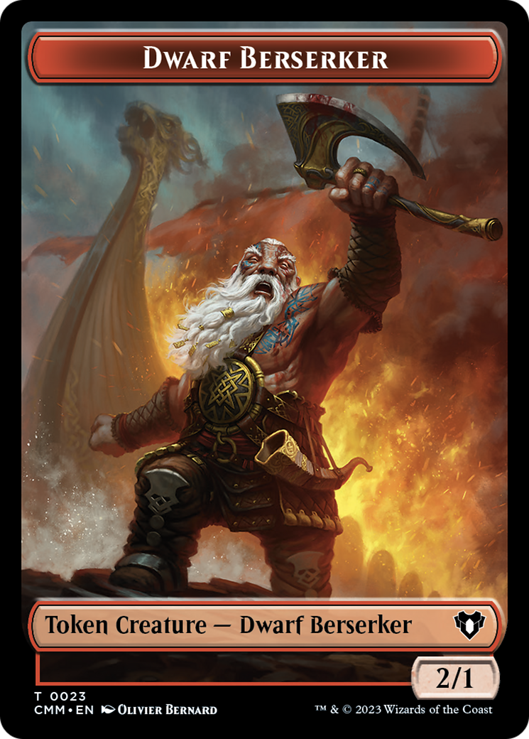 Dwarf Berserker Token [Commander Masters Tokens] - Magic: The Gathering - Card Brawlers | Quebec | Canada |