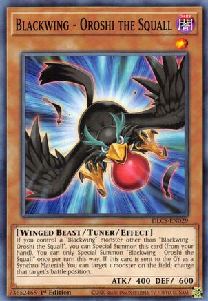 Blackwing - Oroshi the Squall [DLCS-EN029] Common - Yu-Gi-Oh! - Card Brawlers | Quebec | Canada |