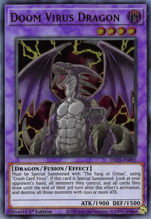 Doom Virus Dragon [DLCS-EN055] Ultra Rare - Yu-Gi-Oh! - Card Brawlers | Quebec | Canada |