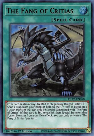 The Fang of Critias [DLCS-EN058] Ultra Rare - Yu-Gi-Oh! - Card Brawlers | Quebec | Canada |