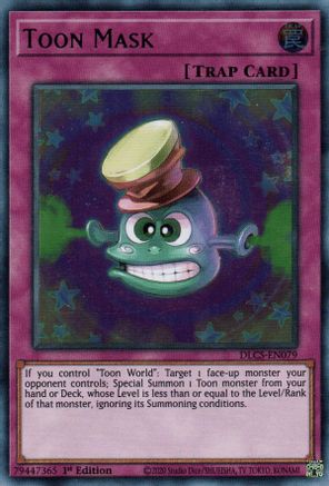 Toon Mask [DLCS-EN079] Ultra Rare - Yu-Gi-Oh! - Card Brawlers | Quebec | Canada |