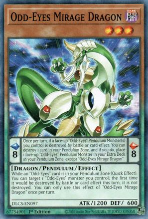 Odd-Eyes Mirage Dragon [DLCS-EN097] Common - Yu-Gi-Oh! - Card Brawlers | Quebec | Canada |