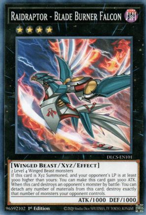 Raidraptor - Blade Burner Falcon [DLCS-EN101] Common - Yu-Gi-Oh! - Card Brawlers | Quebec | Canada |