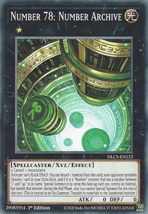 Number 78: Number Archive [DLCS-EN122] Common - Yu-Gi-Oh! - Card Brawlers | Quebec | Canada |
