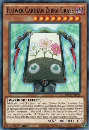 Flower Cardian Zebra Grass [DLCS-EN128] Common - Yu-Gi-Oh! - Card Brawlers | Quebec | Canada |
