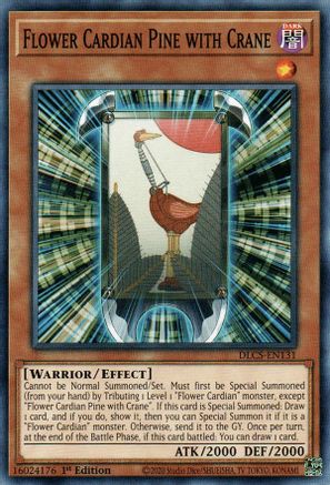 Flower Cardian Pine with Crane [DLCS-EN131] Common - Yu-Gi-Oh! - Card Brawlers | Quebec | Canada |