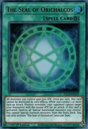 The Seal of Orichalcos [DLCS-EN137] Ultra Rare - Yu-Gi-Oh! - Card Brawlers | Quebec | Canada |