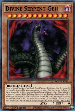 Divine Serpent Geh [DLCS-EN142] Common - Yu-Gi-Oh! - Card Brawlers | Quebec | Canada |