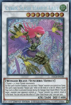Cyber Slash Harpie Lady [DLCS-EN148] Secret Rare - Yu-Gi-Oh! - Card Brawlers | Quebec | Canada |